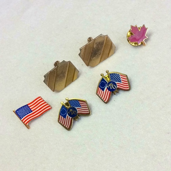 Other - FINAL SALE PRICE Cuff Links & Four Pins